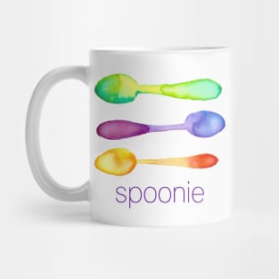 Spoonie (Three Watercolor Spoons) Mug